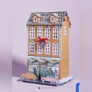 Damaged !!!!2022 Anthropologie George & Viv Light-Up Village house store